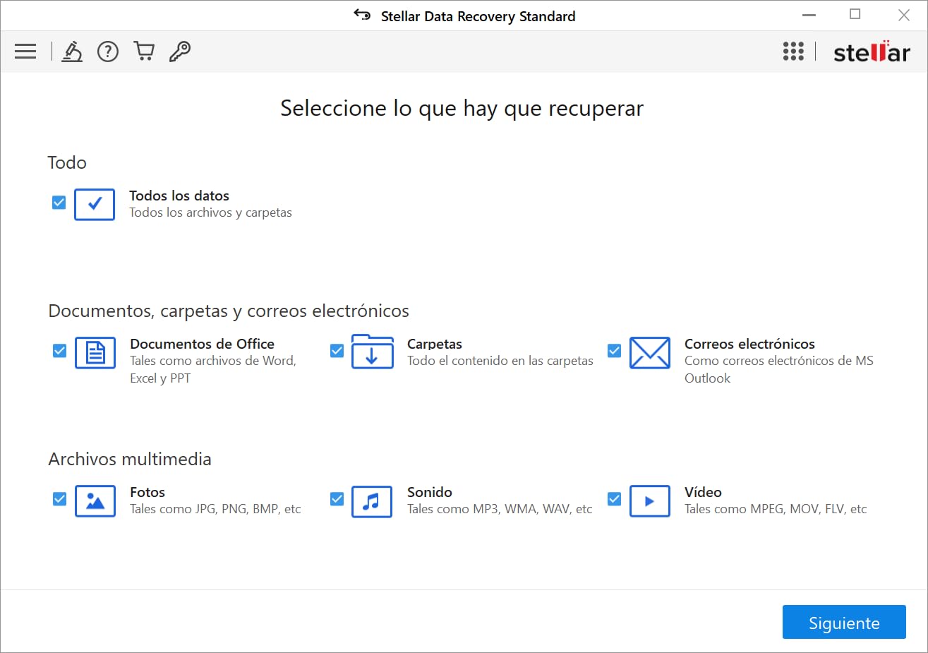 Stellar Data Recovery 11 Standard Software de recuperación de datos de Windows 1 Dispositivo
