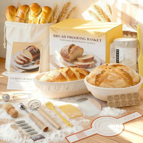 Sourdough Starter Kit with Thermometer Jar