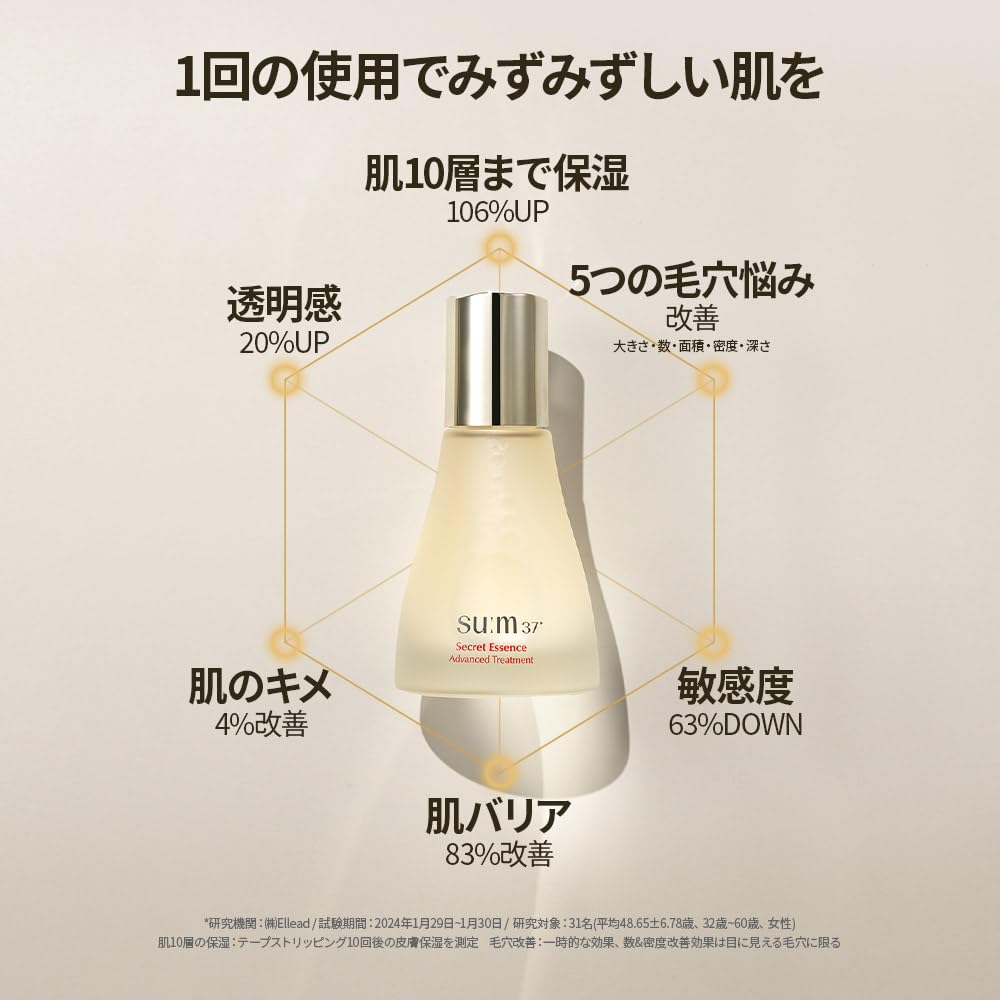 Amazon.co.jp: 【su:m37°/スム37°】シークレットエッセンス 45ml 下地