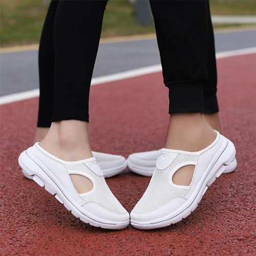 Slip On for Womens&Mens Mules Lightweight Light Open Back Shoes Comfort Orthopedic Walking Shoes Breathable Non Slip Closed Toe Slides Casual Support Slippers Sports Outdoor Sandals Sneakers4