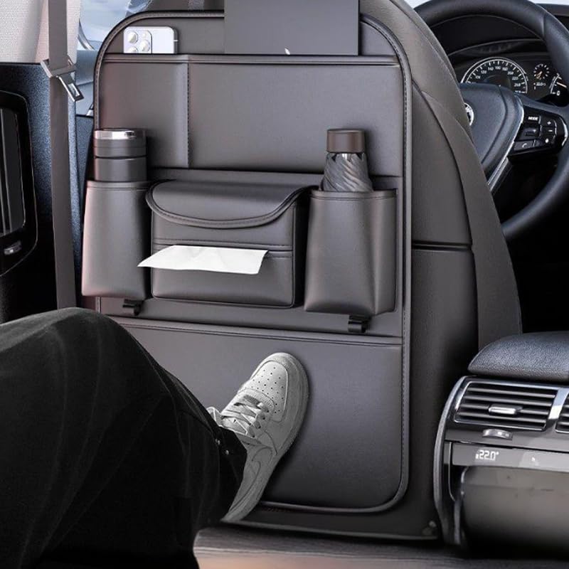 Organizer Bagagliaio Auto per Dongfeng Box 2024-2025, Borsa Portabagagli Pieghevoli Auto Portaoggetti Oxford Impermeabile, Nero,2PCS