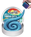 Crazy Aaron's Thinking Puttyยฎ - Happy Earth - Blue Sensory Putty for Kids and Grown ups in a 4" Tin - Creative and Endless Fun, Stress Relief Therapy Toys, Never Dries Out - Made in USA