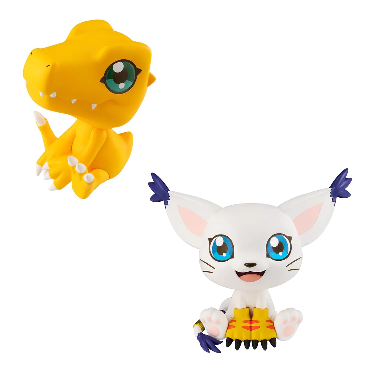 Megahouse - Digimon Adventure Look Up Series Tailmon & Agumon PVC Set, Multicolor, 7 inches tall - Image 2