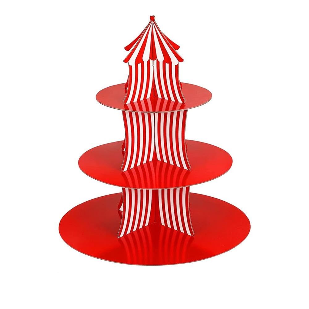 CTRLZS Cardboard Cupcake Stand Tiered Cake Stand Multipurpose Cardboard Cake Stand Practical Cake Tier Stand Cupcake Stand