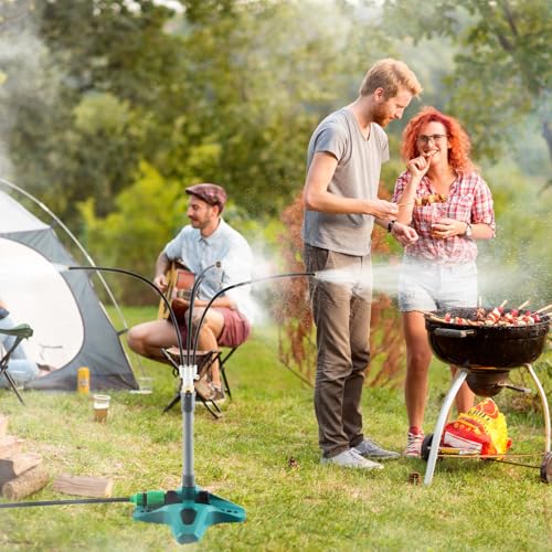 FainFun Nebulizzatore per Patio, Nebulizzatore da Esterno Gazebo Con Tubo da 8 metri, Nebulizzatore Giardino Kit per Terrazzi, Piscine, Giardini, Barbecue