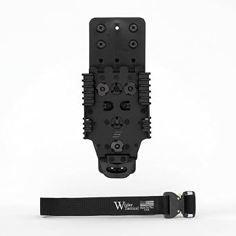 Wilder Tactical Multi Holster Platform Kit V2, QLS Receiver, Cobra FM, RH, MHPBKQLSBK1FMUABMC