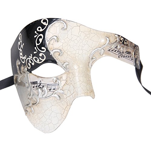 Xvevina metà viso maschera veneziana uomini