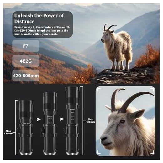 420-800mm Telephoto Lens for Sony E Mount