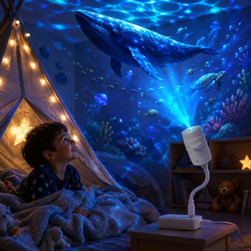 KYLECAIT Galaxy Projector Night Light, 2-in-1 Star Projector with 13 Films - image 3