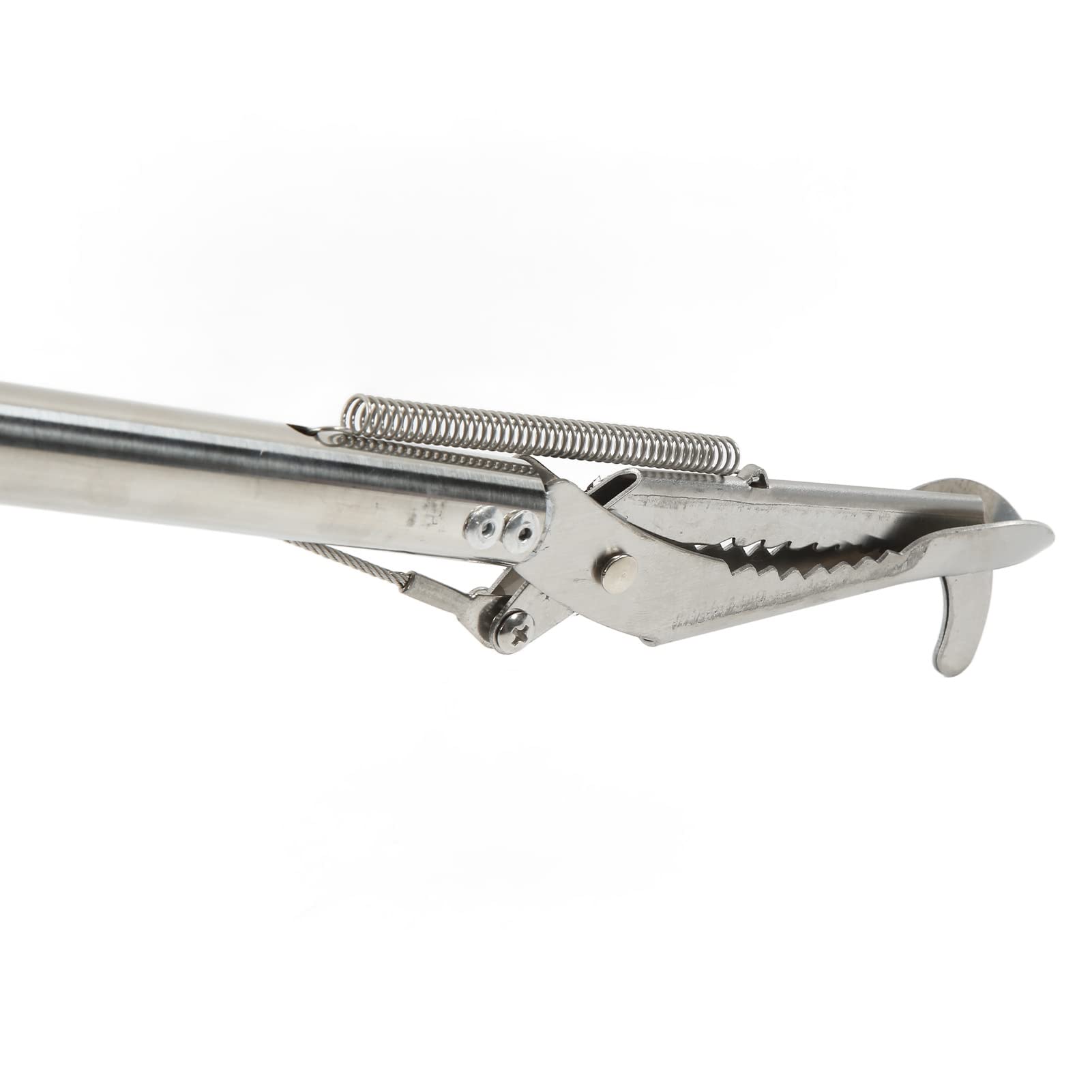 Pinza per Granchio in Acciaio Inossidabile, Pinza per Forbici da Pesca Multifunzione con Punta a Scanalatura Applicabile per Materiale