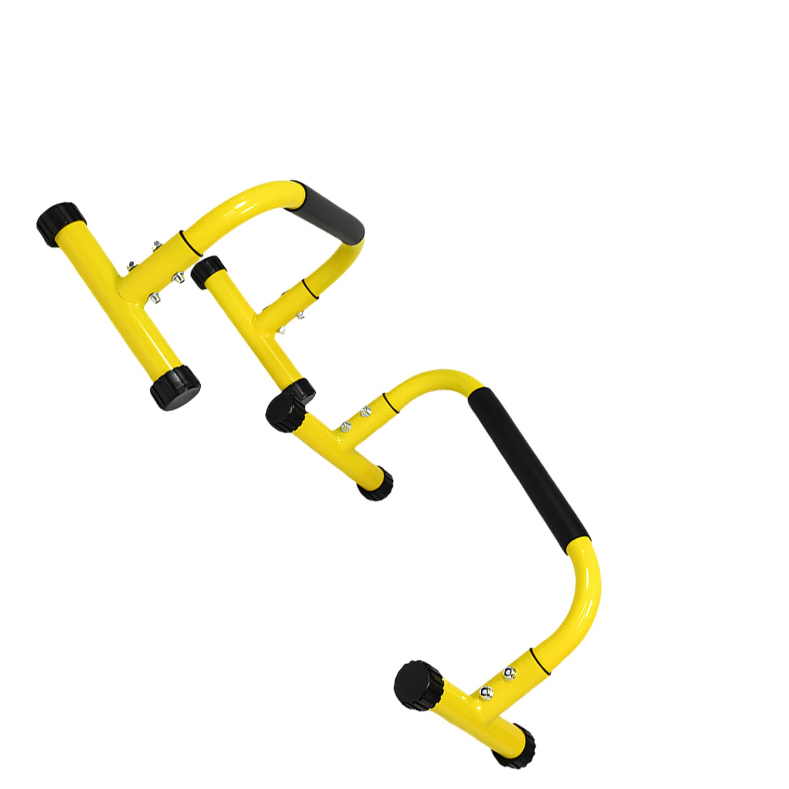 2 soportes de entrenamiento de acero resistentes para un agarre ancho y base ajustable portátil