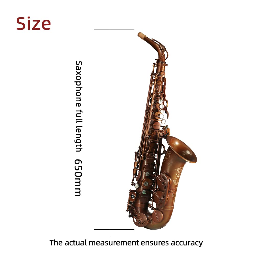 Rollins Saxophone alto RSA-X7, E flat Selmer 54-Key,Matière laiton,Or et cuivre nu