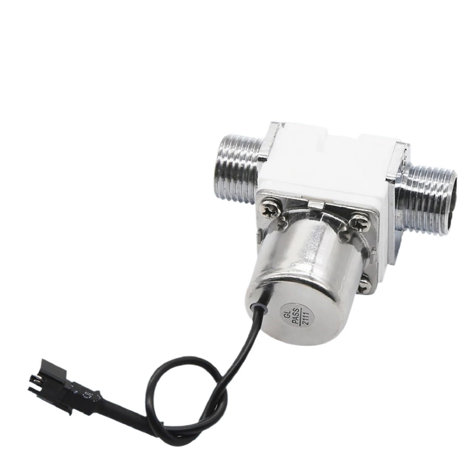 zamiennik do wentylu grzejnika 4,5 V DC zatrzaskowy elektromagnetyczny zawór wodny 1/2 cala gwint męski Inline bistabilna kontrola impulsu zasilany z baterii