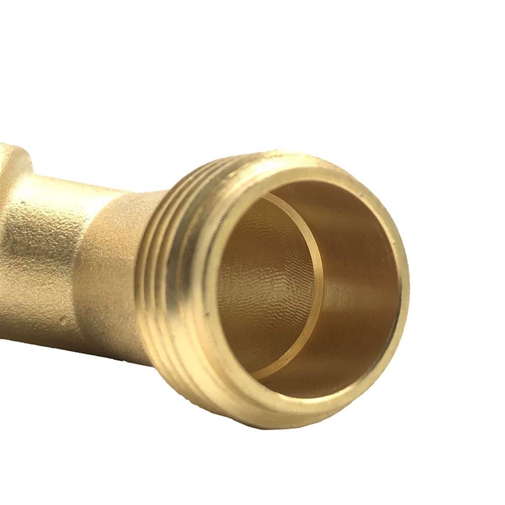 1 pz 3/4" Filettato in ottone Connettore a gomito Raccordi per l'irrigazione del giardino Connettore per tubo flessibile per irrigazione giardino Forniture da giardinaggio Accessori per l'irr