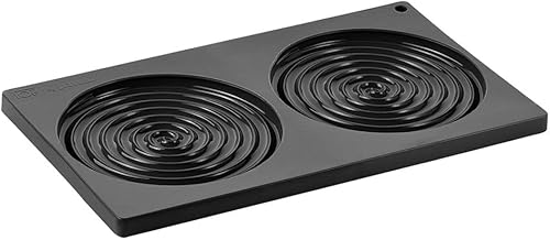 Miniatura 2 de Pavoni Molde de silicona para hornear "Top Ipnosi", cada cavidad de 5.51 pulgadas de diámetro x 0.39 pulgadas de alto, 2 cavidades