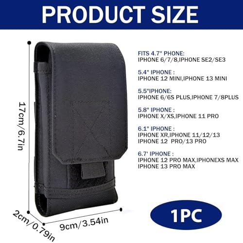 Handy Gürteltasche Handytasche Gürtel Universelle Taktische Armee-Handy-Gürteltasche Geschenke zum Vatertag Für Männer Für iPhone16/15/14/13/12/11/ Pro/Max/XS/Max Samsung Galaxy/S25/S24/S23/FE/A Serie