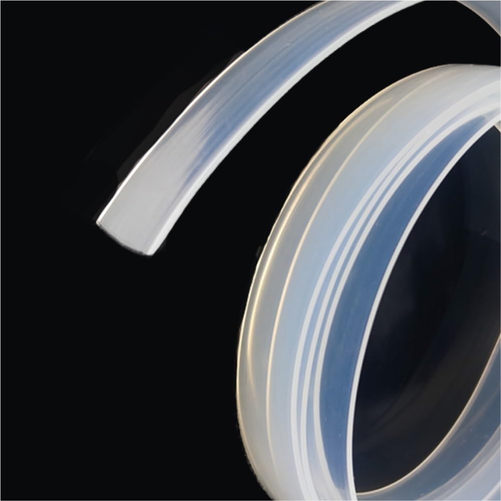 Tira de sellado de caucho de silicona de 1 metro: resistente a altas temperaturas, resistente al agua(2mmx40mm)