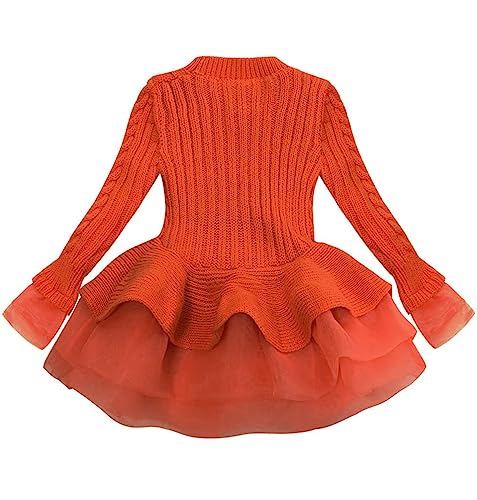Image of FKKFYY Long Sleeve Fall Sweaters for Girls