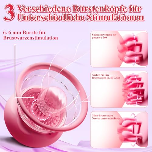 Sex spielzeug für die frau vibratorensets für frauen- Brust Stimulator Mit kraftvollem Saugen 10 Frequenzen sex spielzeug für die paare womanizer für frau dildo vibration für frauen