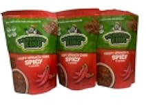 KANGKONG KING Crispy Spinach Chips, Spicy Flavored, 60g, Pack of 3