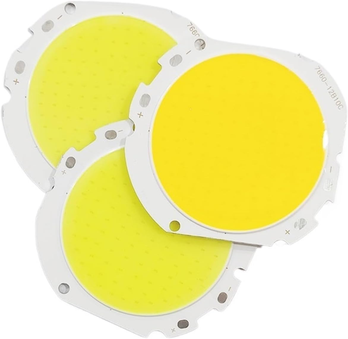 3PCS LED Chips 50W COB Chips SMD Diode Light Beads 7660 Integrated Lamp for Floodlight Ceiling Lights Spotlight Light Source Led Beads(3000K,1500MA 29-32V)