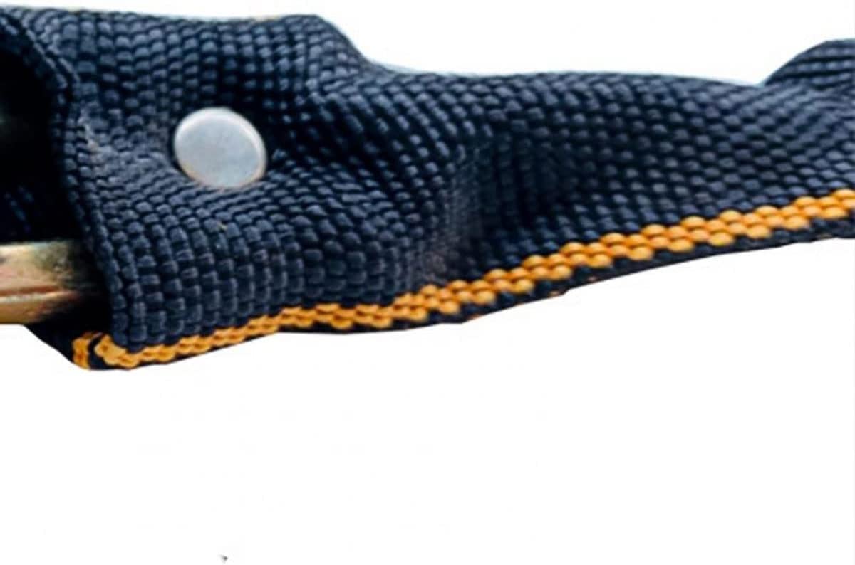 Candado antirrobo para Bicicleta de montaña, sólido y Ligero, para Exteriores, con Llavero, para Seguridad, para Bicicletas eléctricas (Negro, 80 cm)