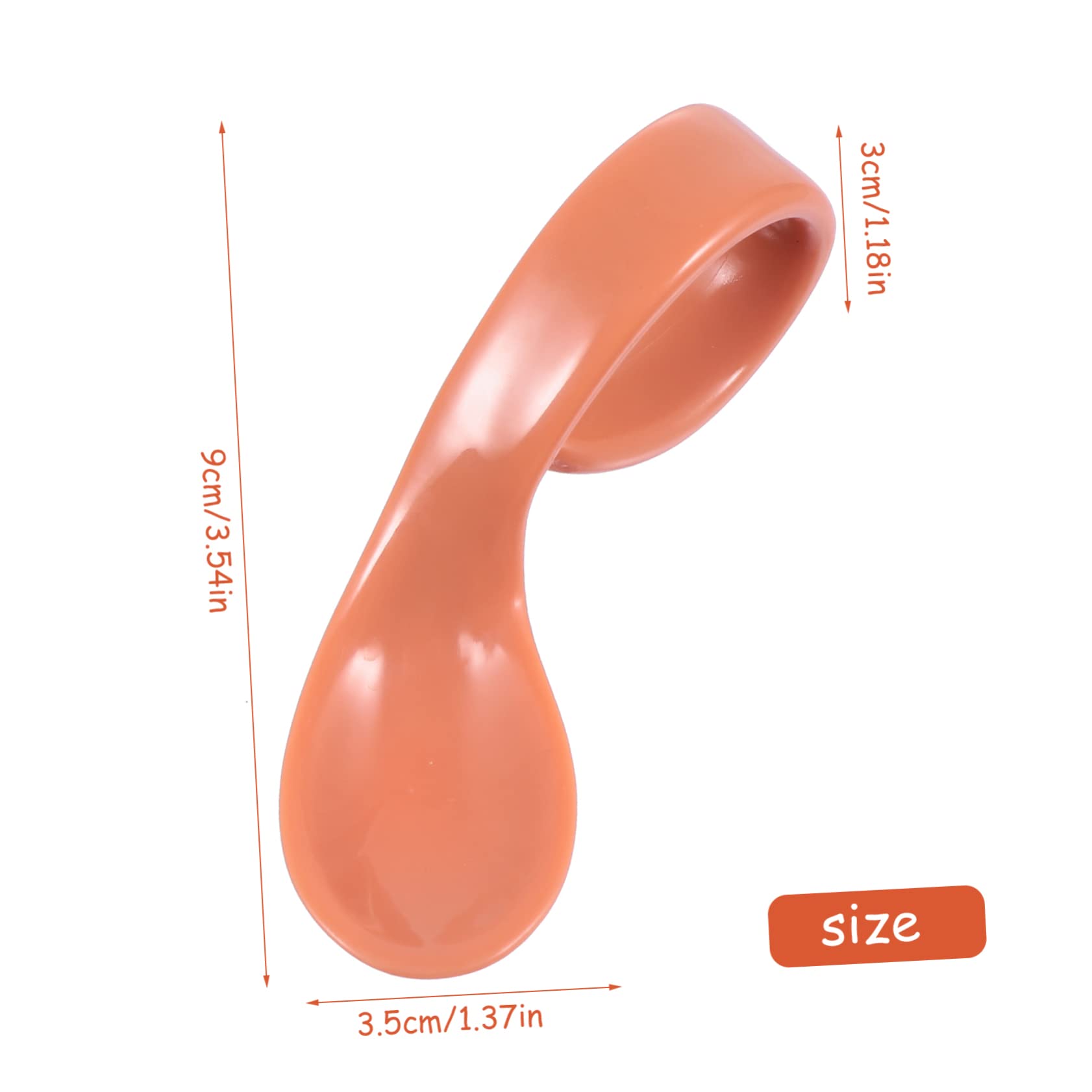 Yardwe 1Set Eating Utensils Training Tableware for Curved Fork and Spoon Material Attractive Colors for Boys for Weaning and Learning