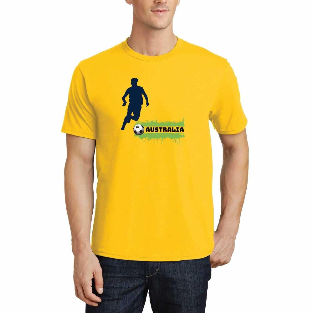 GenericAustralia Football Team World Fans printed T shirts Supporting The Team Football Team Jersey T shirts For Men | Women | Kids to win the cup