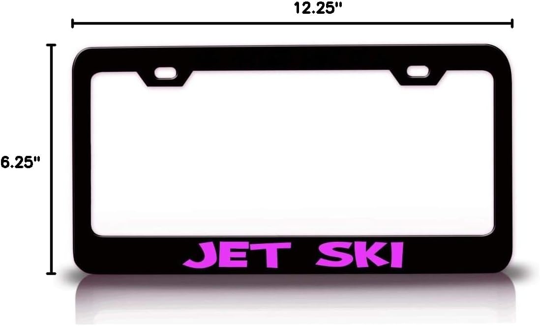 My Other Ride is A Jet SKI Metal Car SUV Truck License Plate Frame Bl z29