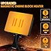 1160 / 1160X Magnetic Engine Block Heater – 120V 400W Universal Heater for Vehicles, Tractors, Snowmobiles, Generators,Diesel,Farm Machinery – Overheat Protection for Oil Pan and Engine Block Heating