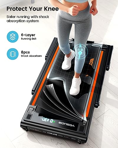 Image of YOSUDA Walking Pad, 300lb Capacity Under Desk Treadmill with Bluetooth, Desk Treadmill for Office Under Desk, Walking Pad Treadmill, Running Walking Jogging Machine