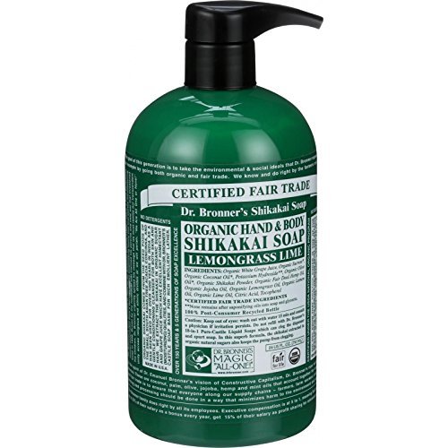 Dr. Bronner's Lemongrass Lime 24 oz