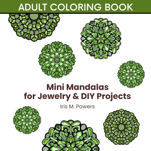 Mini Mandalas for Jewelry & DIY Projects: Coloring Designs for Earrings, Pendants, Charms & Creative Craft Making image 2