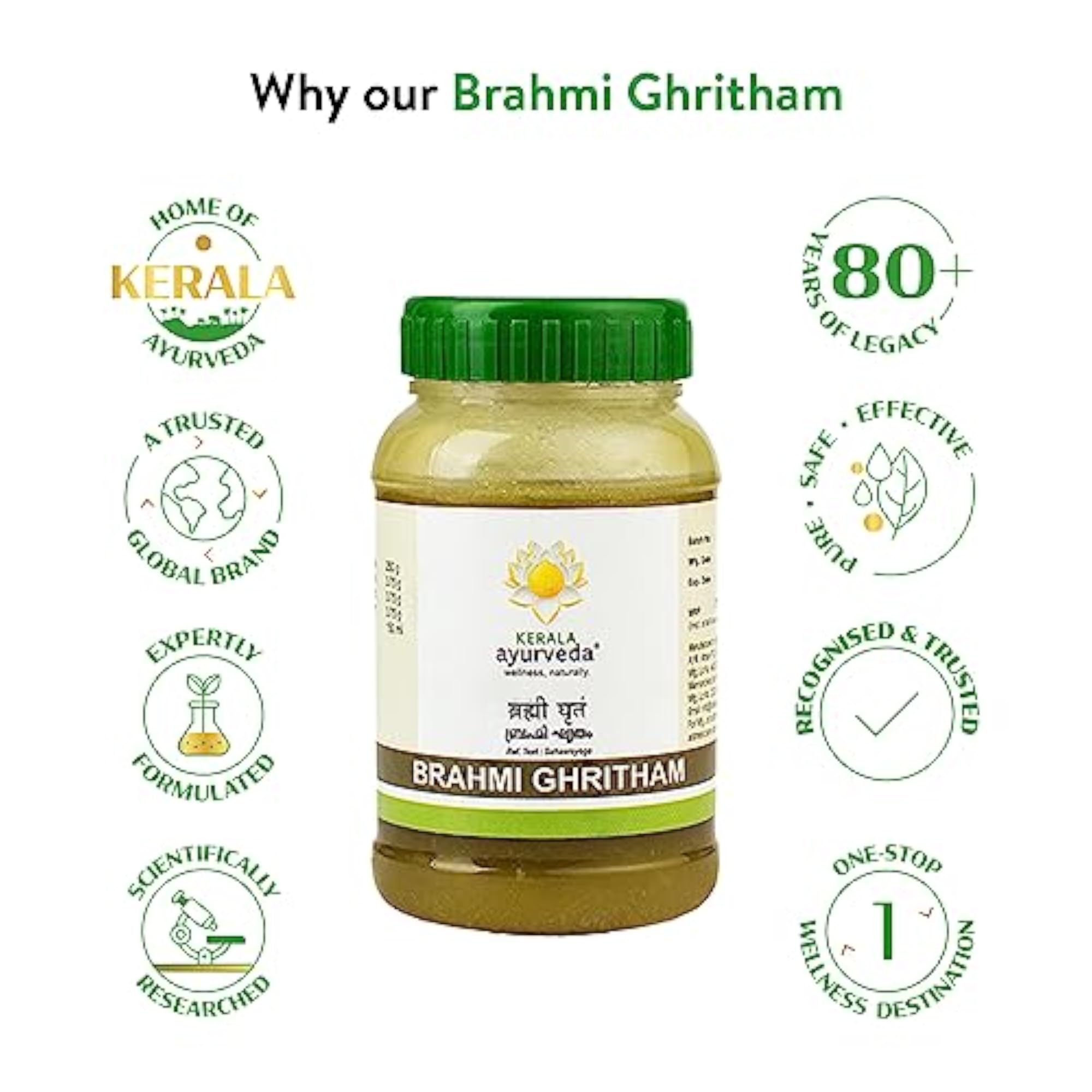 Kerala Ayurveda Brahmi Ghritham 150 ml