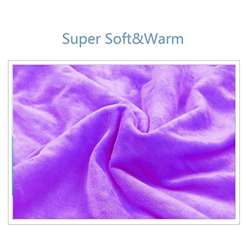 BATTOP - Coperta morbida in velluto a coda di