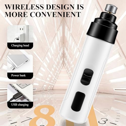 Lime à ongles chien électrique basse fréquence doux pour griffe