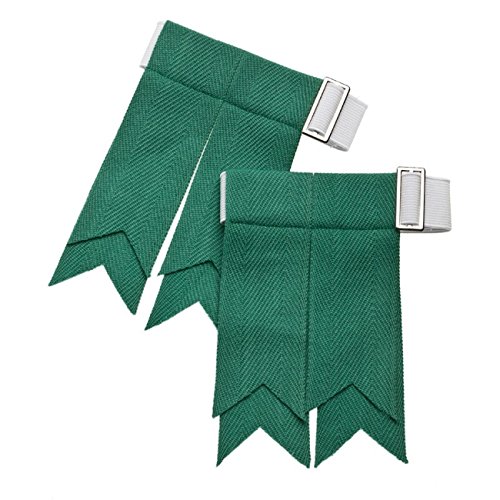 Lochcarron Porte-jarretelles Vert ancien uni Cover