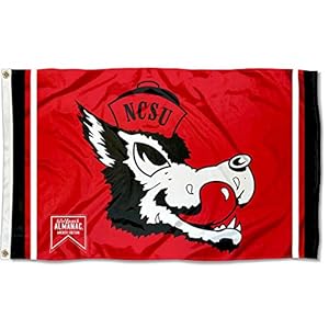 North Carolina State Wolfpack Vintage Retro Throwback 3×5 College Flag