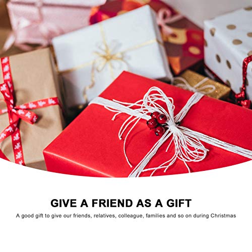 Enfeites de rena Amosfun de Natal com rena de pelúcia, decorações de rena, enfeites de árvore de Nat