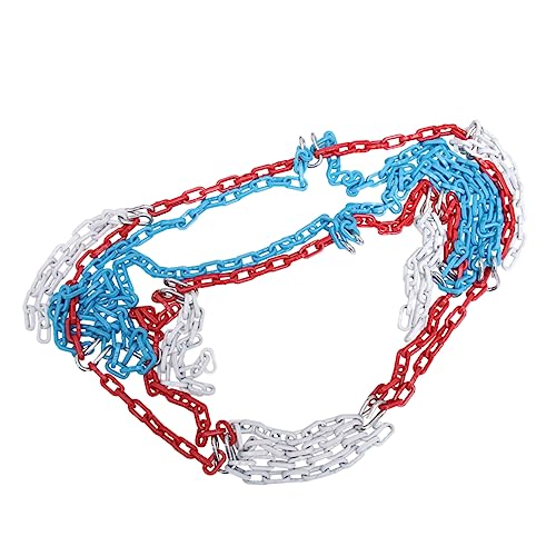 SUPVOX Galvanized Basketball Net Buckles Heavy-Duty Chain Net for Standard Hoops for Use