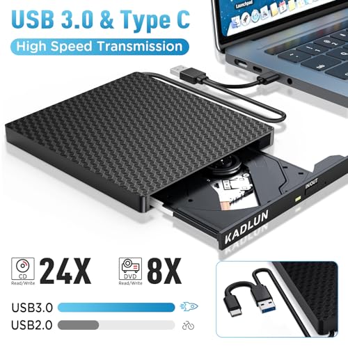 Lecteur CD DVD Externe Solution pour PC Sans Lecteur Interne