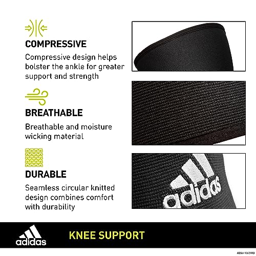 Adidas Knee Support Sleeve - Durable, Breathable Support for Training and Competitions