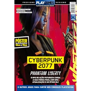 Capa do livro Superpôster PlayGames - Cyberpunk 2077 Phantom Liberty