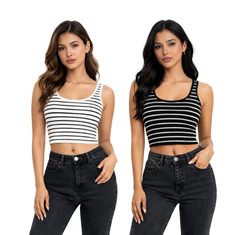 Image of Women's Stylish & Premium Cotton Crop Top for Women