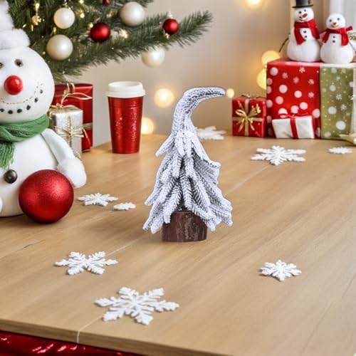 Árbol de Navidad de mesa LOLIPPYY, mini pino artificial para el hogar 4