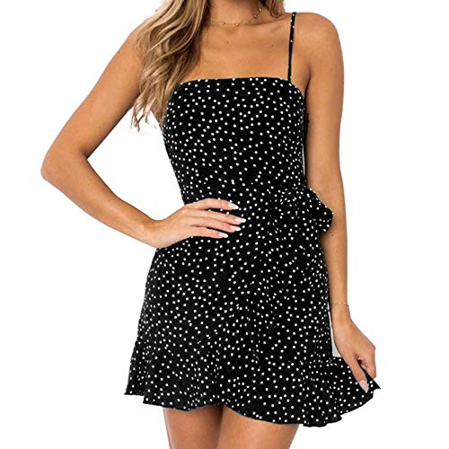 Preisvergleich Produktbild Cocktailkleid Spitzenkleid Damenmode Rockabilly Spitzenkleid 50er KIMODO Frauen Retro Vintage Faltenrock Elegant Ärmellos Rundhals Spleißen Kleider Sommerkleid Casualkleid (Schwarz, S)
