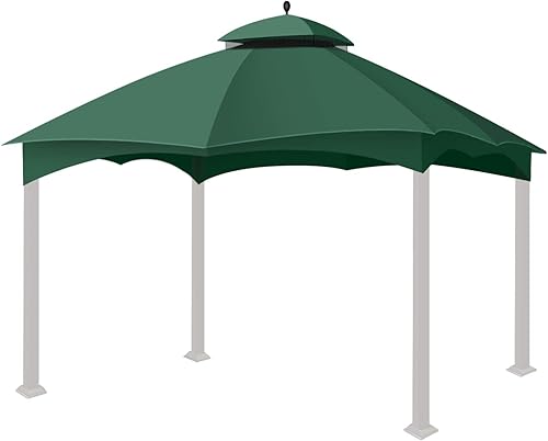 Miniatura 1 de Flexzion Cubierta de repuesto para toldo de 10 x 12 pulgadas, cubierta para glorieta Lowe's Home Depot Allen y Roth, cubierta UV UPF 50+ para