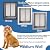 Plexidor Performance Wall Mount Pet Doors - Energy Efficient Dog Door with Lock and Key