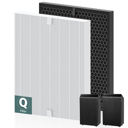 Image of 5510 5520 5530 Replacement Filter Q for Winix 5510 5520 5530 PlasmaWave Air Purifier, Compatible with Winix Filter Q -1712-0123-00 with Activated Carbon for Home Pets Bedroom Large Room Office, 1 Set