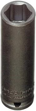 Stanley Proto J6520H 1/4" Drive Deep Impact Socket, 5/8", 6 Point